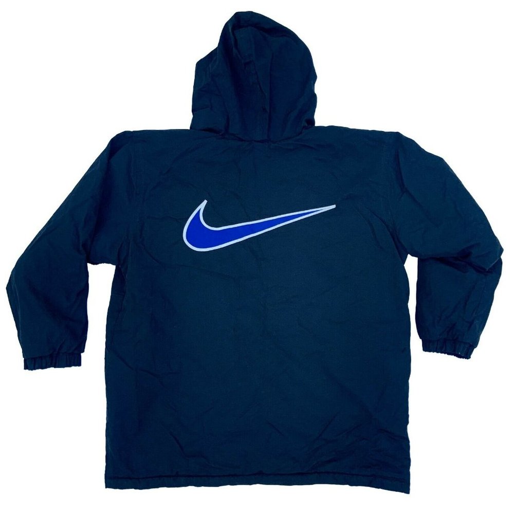 Nike Solid Button Down Hoodie Long Sleeves Jacket - image 5